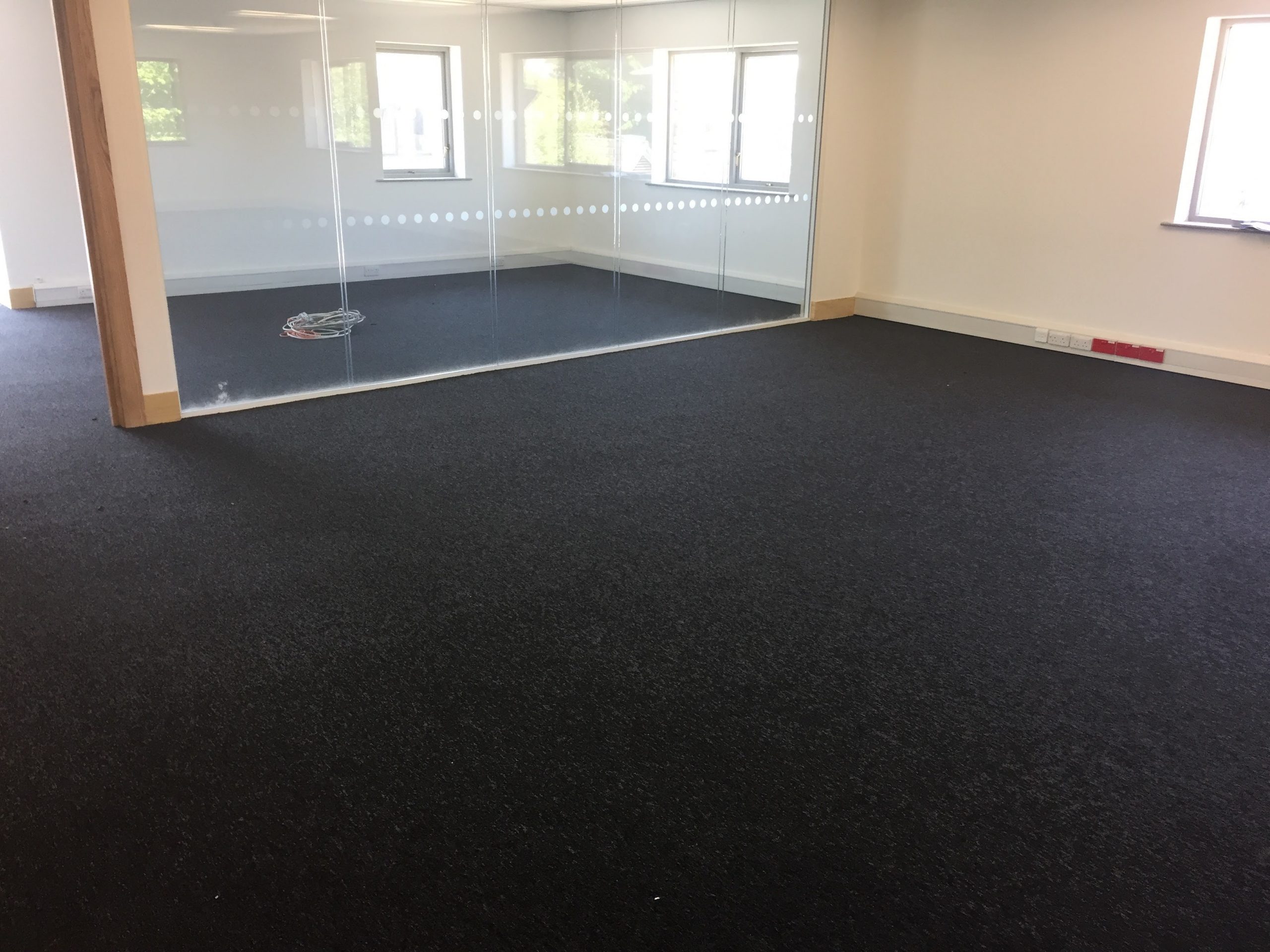 Office carpet tile fit out