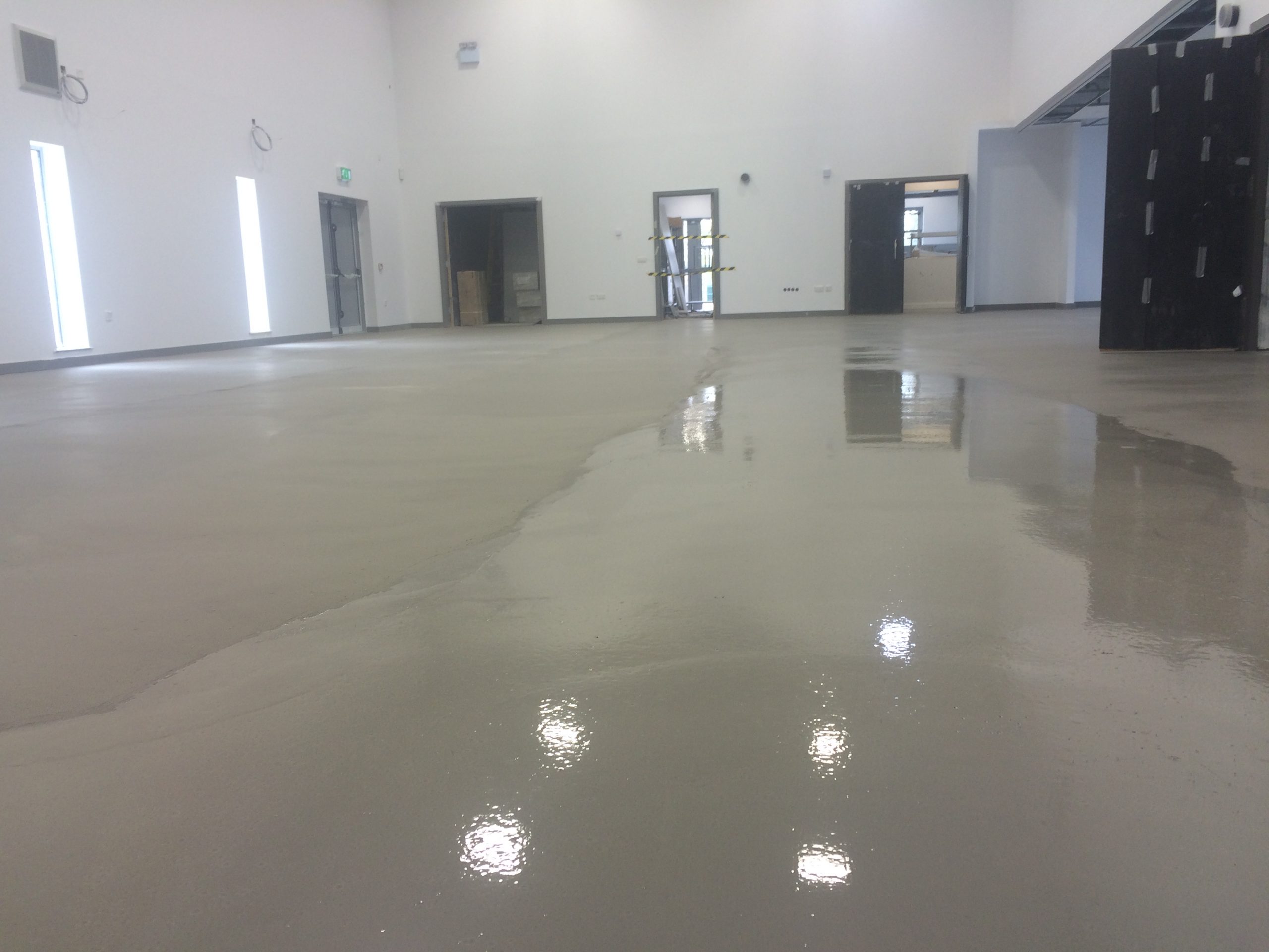 wood vinyl flooring to bournemouth sports hall by enhanced floors